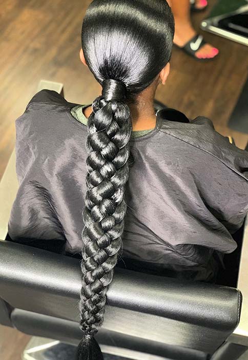 Ponytail hairstyles for black women in 2021-2022
