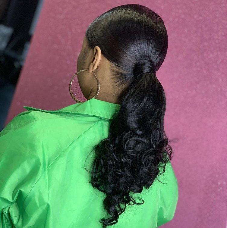 Ponytail hairstyles for black women in 2021-2022