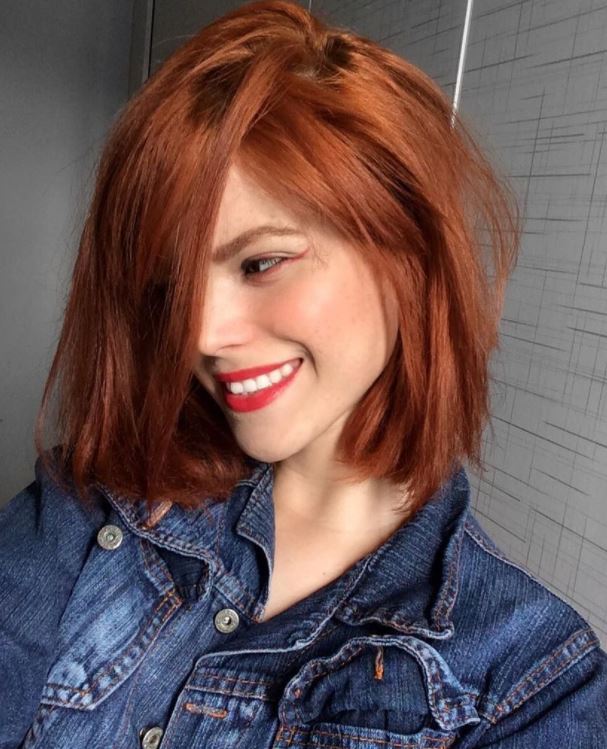 Red hair color ideas for short hair in 2021-2022