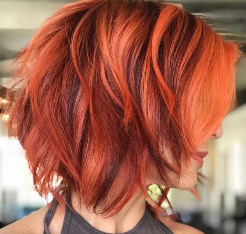 Red hair color ideas for short hair in 2021-2022