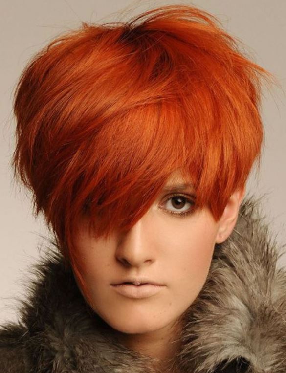 Red hair color ideas for short hair in 2021-2022