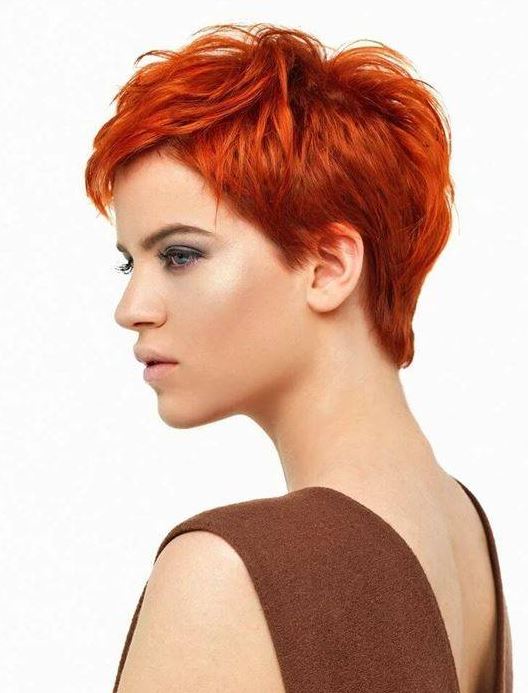 Red hair color ideas for short hair in 2021-2022