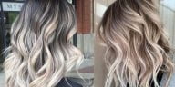 Ash blonde balayage hair colors 2021-2022