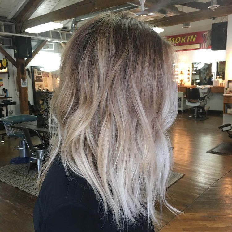 Ash blonde balayage hair colors 2021-2022