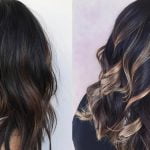 Balayage on dark hair 2021-2022