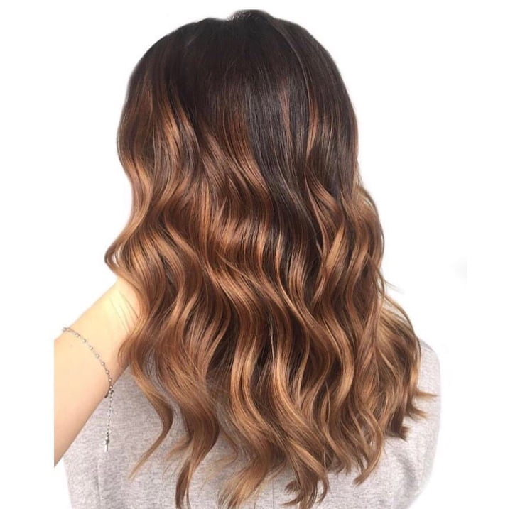 Brown ombre hair colors in 2021-2022