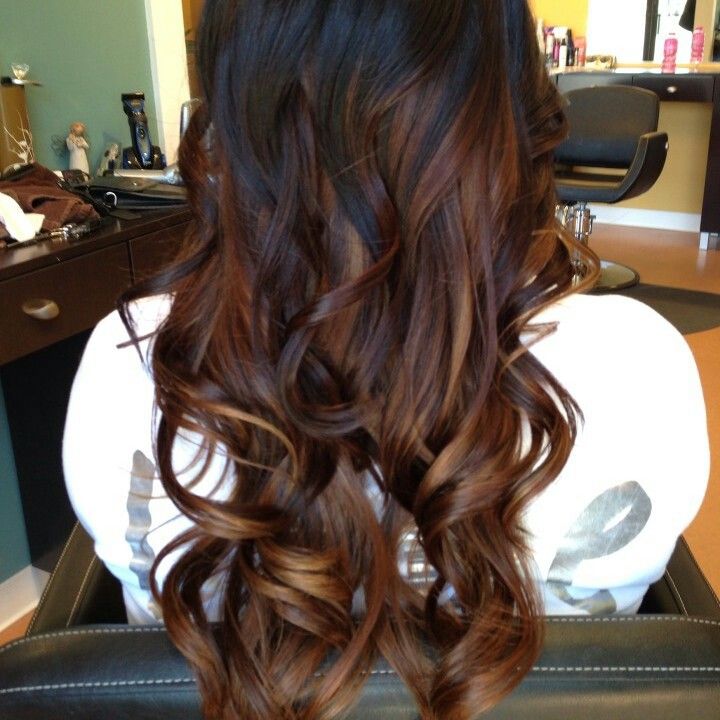 Brown ombre hair colors in 2021-2022