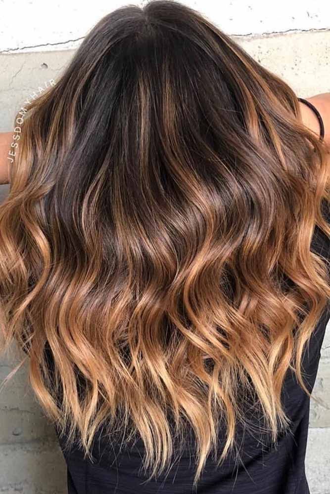 Brown ombre hair colors in 2021-2022