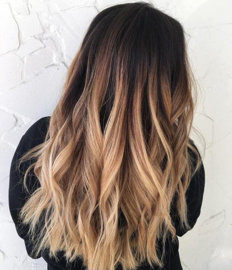 Brown ombre hair colors in 2021-2022