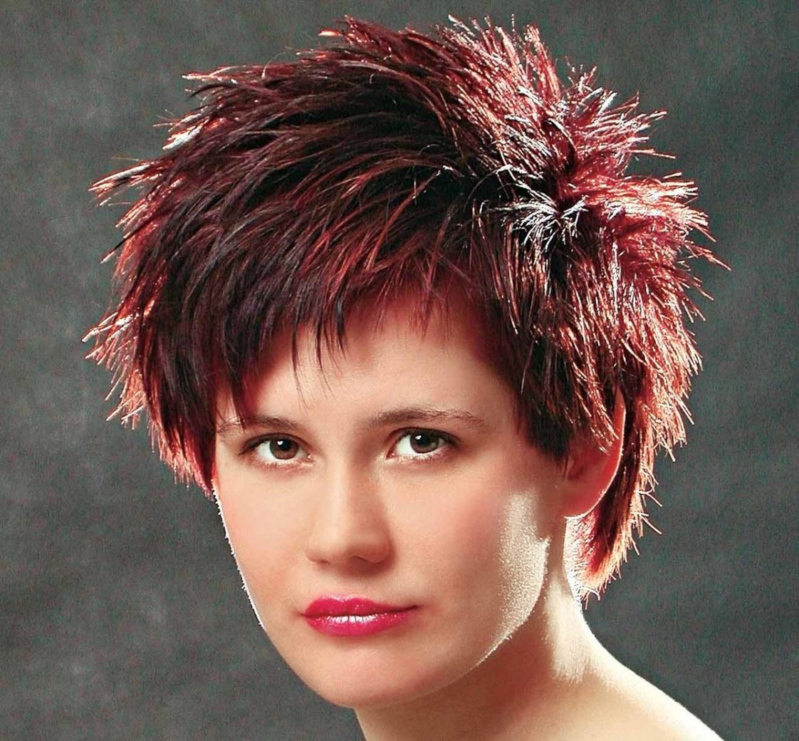 Short spiky hairstyles for women in 20212022