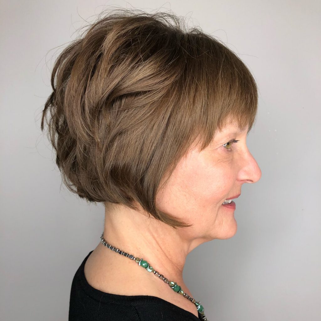 Short Bob Haircuts for Women Over 60 in 2021-2022