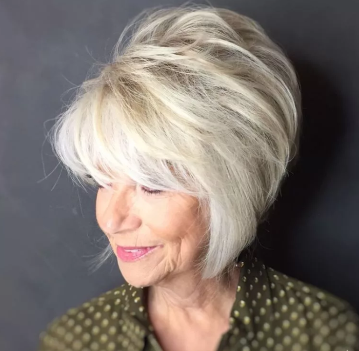 Short Bob Haircuts for Women Over 60 in 2021-2022