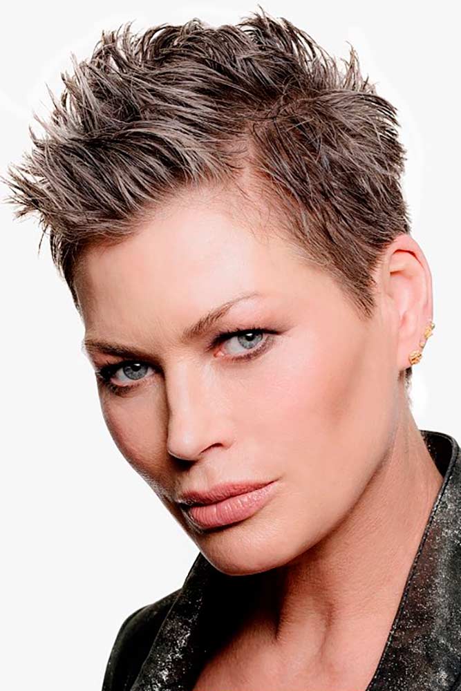 Short haircuts for women over 50 in 2021-2022
