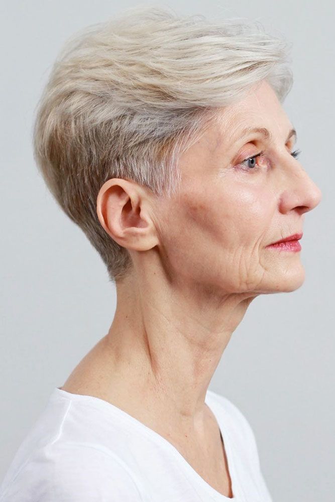 Short haircuts for women over 50 in 2021-2022