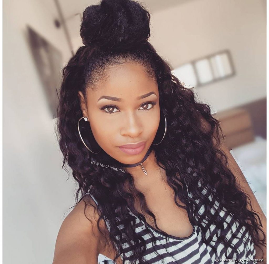 Bun hairstyles for black women 2021-2022