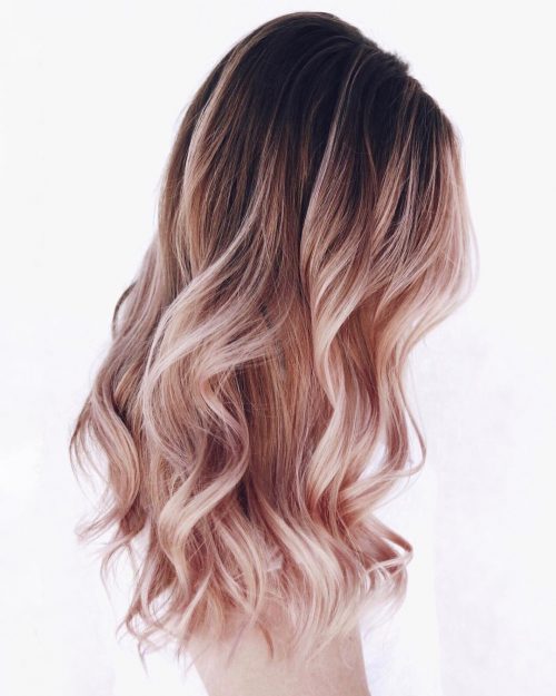 Balayage on black hair in 2021-2022