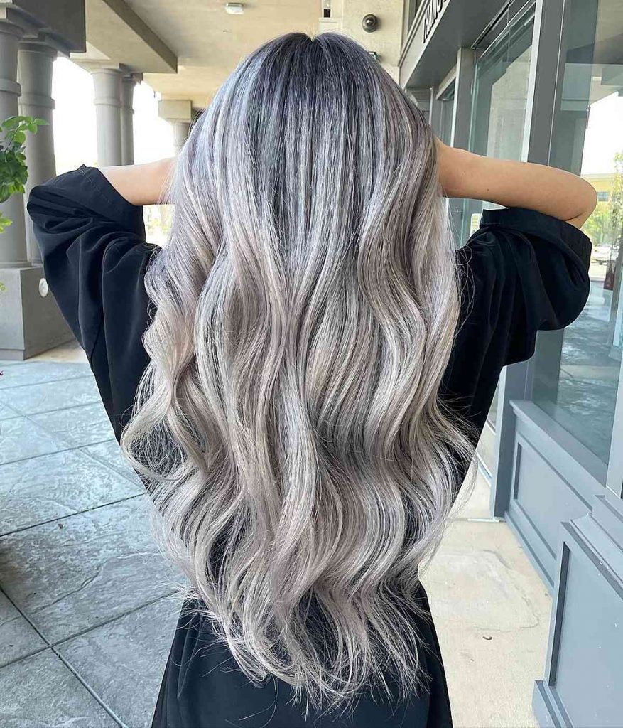 Balayage on black hair in 2021-2022