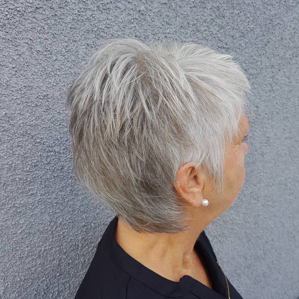Pixie haircuts and hairstyles for women over 70 in 2021-2022