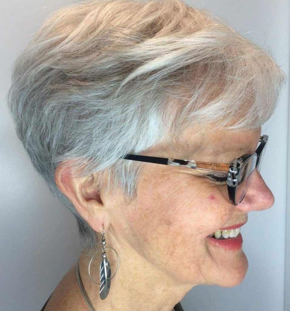 Pixie haircuts and hairstyles for women over 70 in 2021-2022
