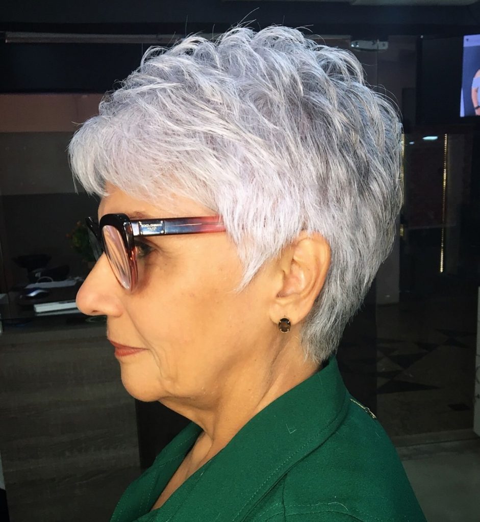Pixie haircuts and hairstyles for women over 70 in 2021-2022