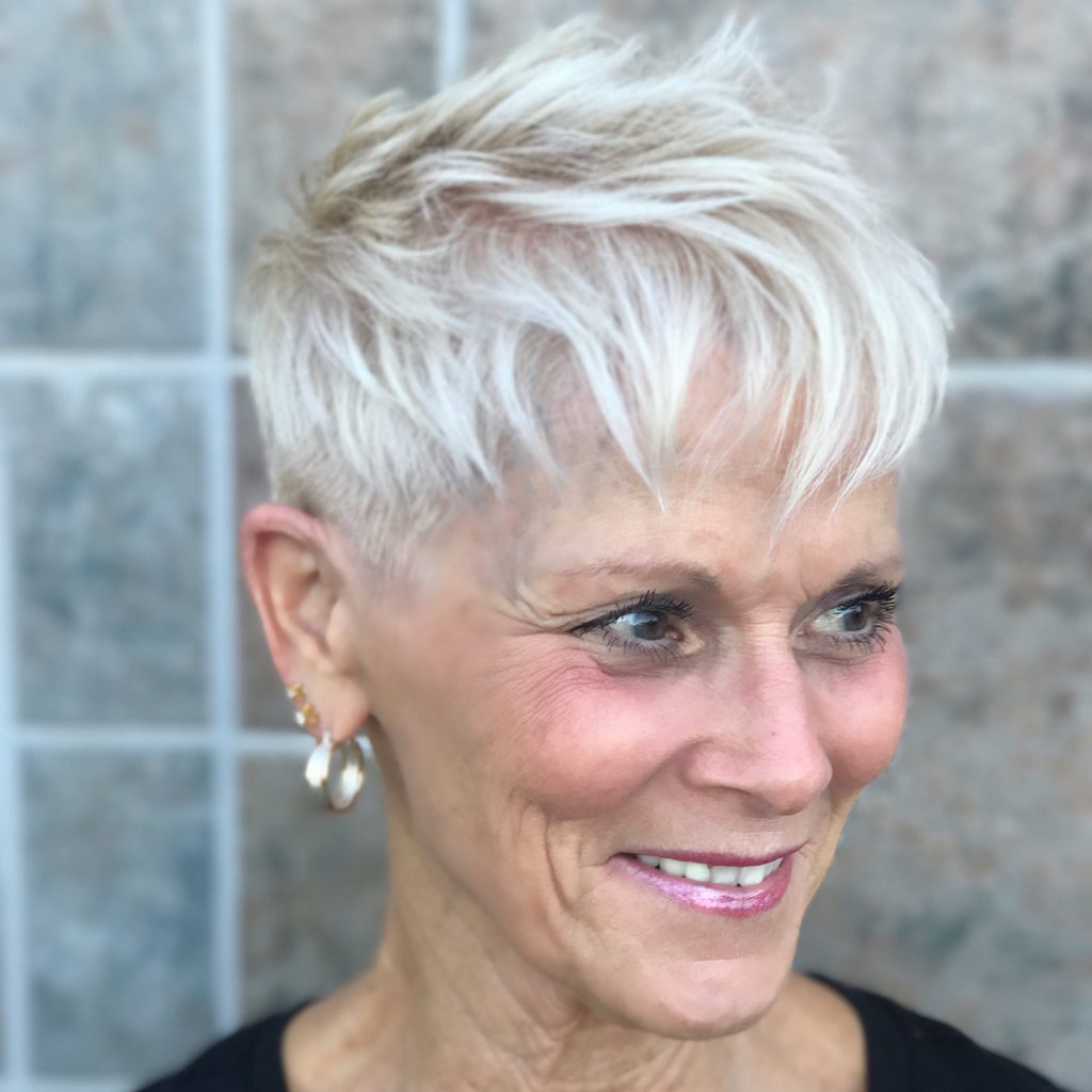 Pixie haircuts and hairstyles for women over 70 in 2021-2022