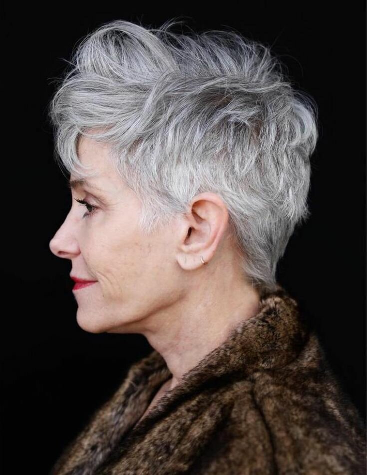 Pixie haircuts and hairstyles for women over 70 in 2021-2022