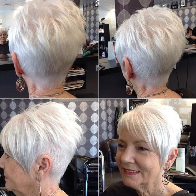 Pixie haircuts and hairstyles for women over 70 in 2021-2022