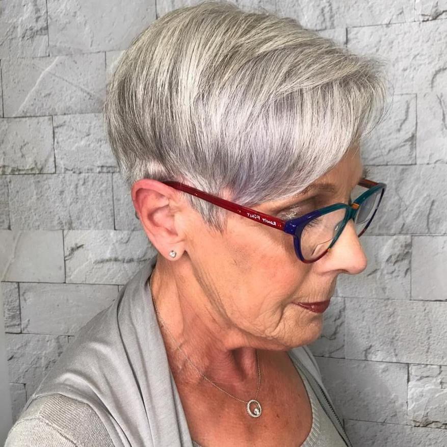 Pixie haircuts and hairstyles for women over 70 in 2021-2022
