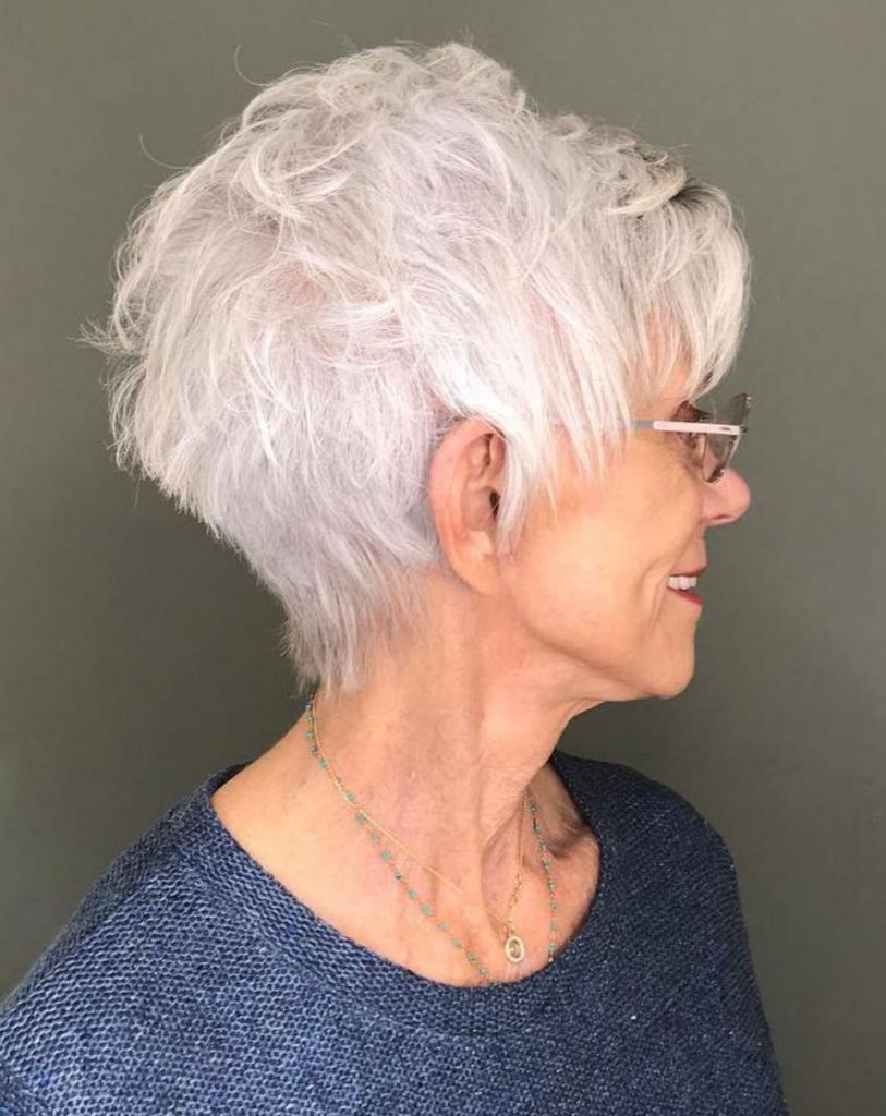 Pixie haircuts and hairstyles for women over 70 in 2021-2022