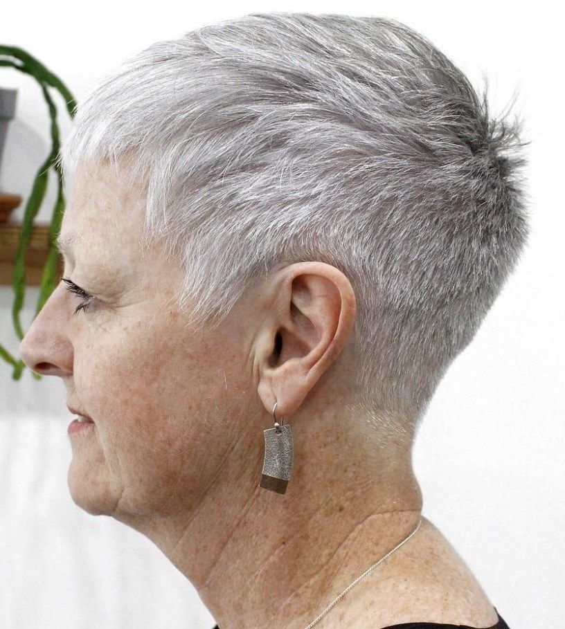 Short hairstyles for women over 60 in 2022-2023