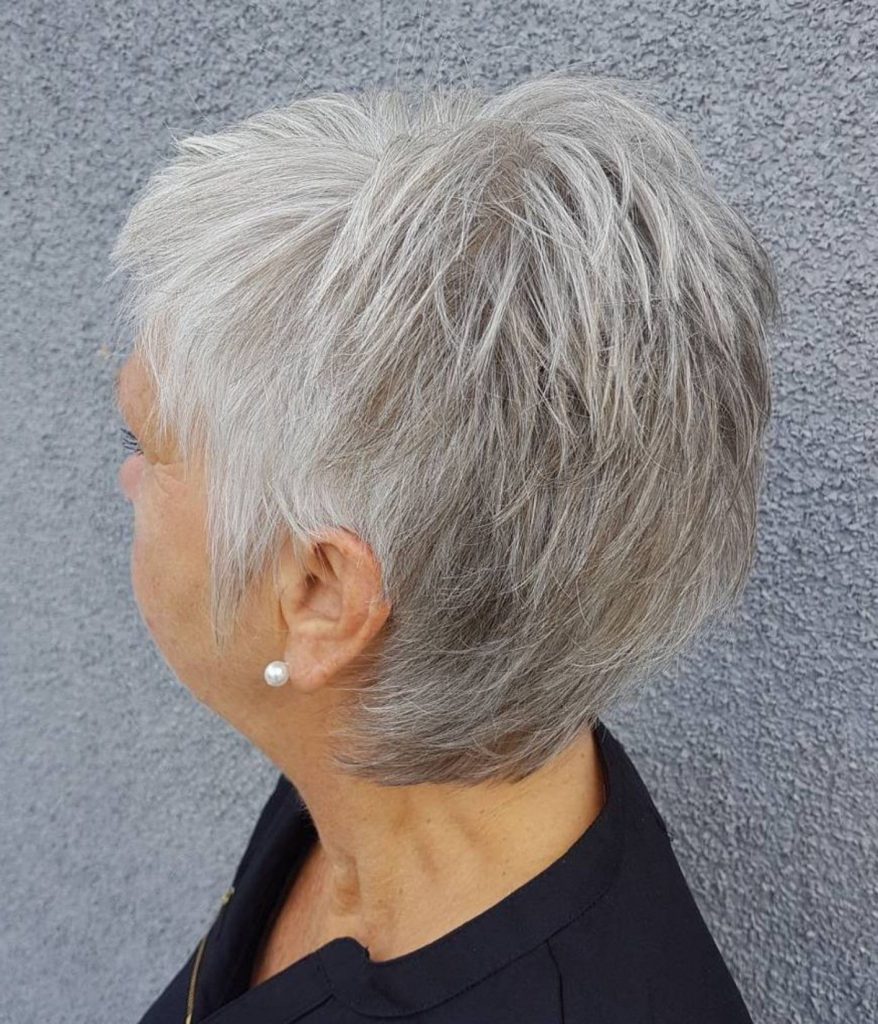 Short hairstyles for women over 60 in 2022-2023