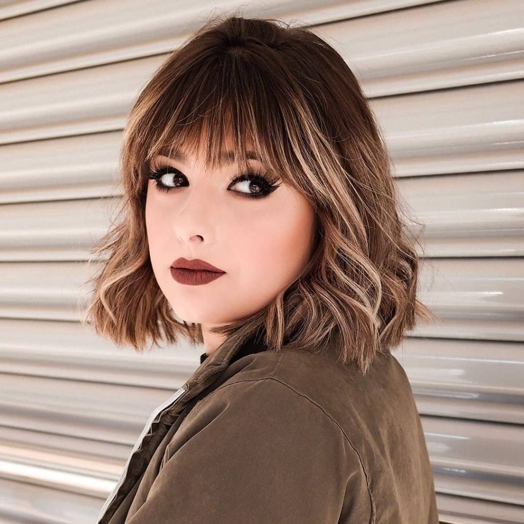 Short hair with bangs for women in 2022-2023