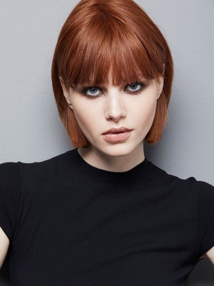 Short hair with bangs for women in 2022-2023