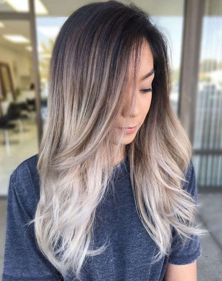 balayage v ombre hair 2022-2023
