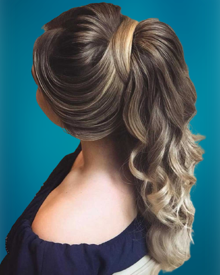 High ponytail hairstyles for women 2022-2023