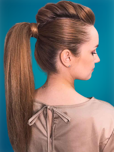 High ponytail hairstyles for women 2022-2023