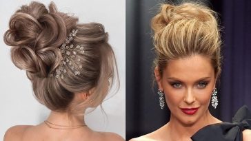 Updo hairstyles for Women 2022-2023 What is a messy bun